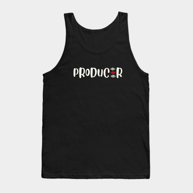 producer Tank Top by Leap Arts